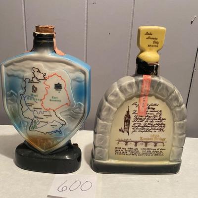 Germany and London Bridge Beam Decanters