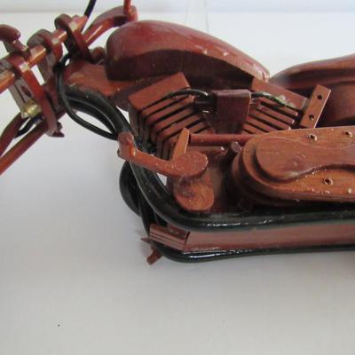 Wood Motorcycle, Hand Made