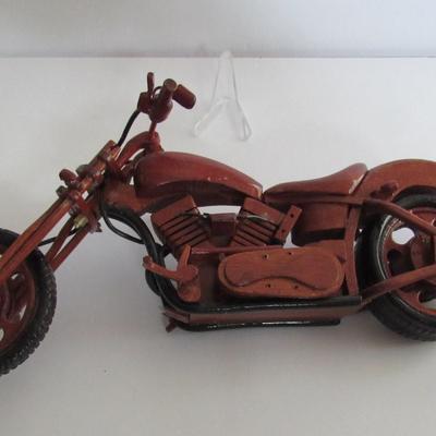 Wood Motorcycle, Hand Made