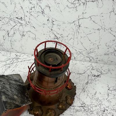 Antique copper lighthouse Candle holder