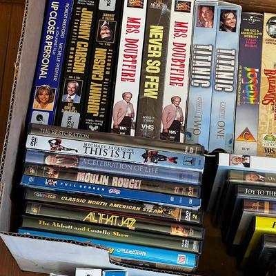 Box of Movies: DVD and VHS 