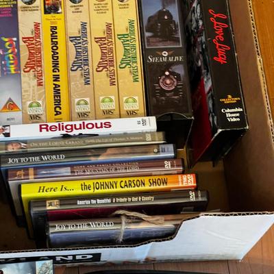 Box of Movies: DVD and VHS 