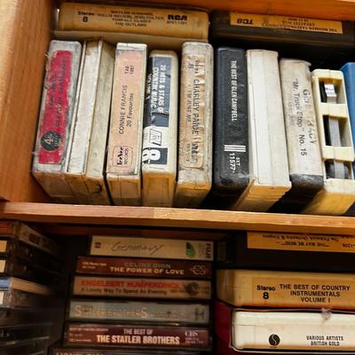 All The Music: 8 Track, CD's and Cassettes. 
