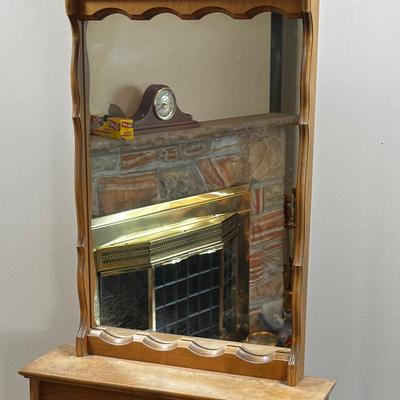 Colonial Dresser Mirror with Drawer