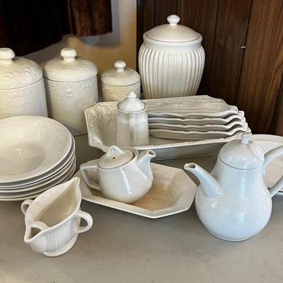 Mixed Lot of White Ceramic Dishes