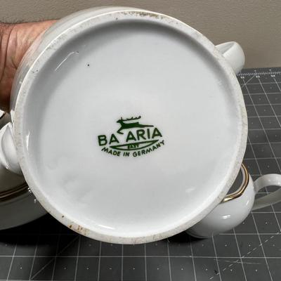 4 Pieces of Ba Aria Made in Germany Plus a covered dish 