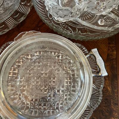 Bunch of Clear Serving Ware! 
