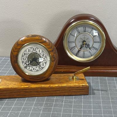 Mantel and Pen Holder Clocks