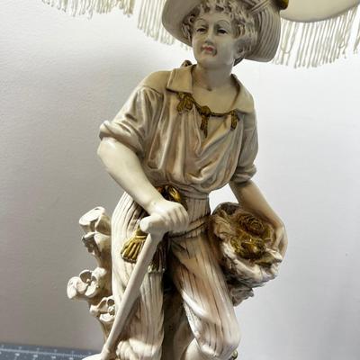 Figural Lamp WHITE And Delightful