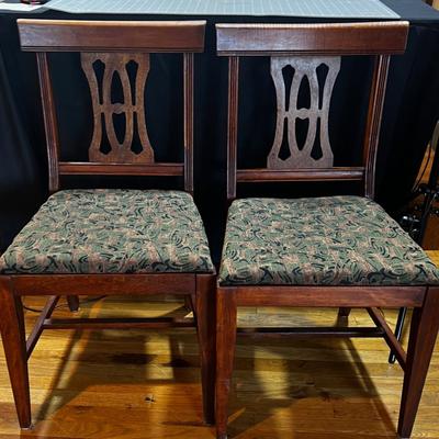 2 Mahogany Duncan Fife Chairs