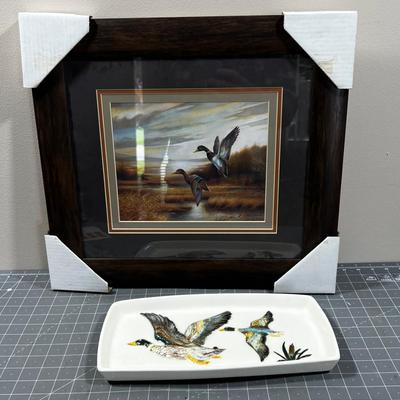 Duck print and Tray