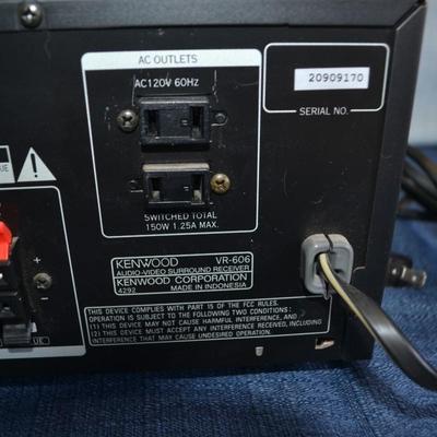 LOT 248. KENWOOD RECEIVER MODEL VR-606