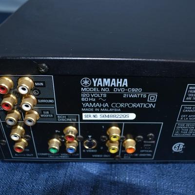 LOT 250 YAMAHA DVD PLAYER MODEL DVD-C920