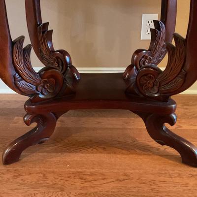 Victorian Marble Top Accent Table