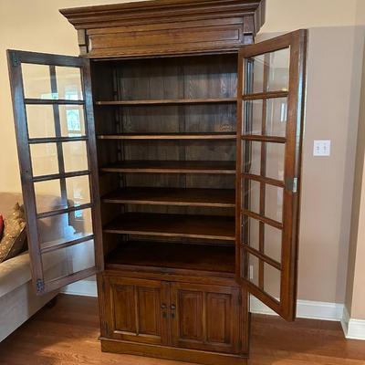 Mission Style Oak Bookcase (1 of 2)