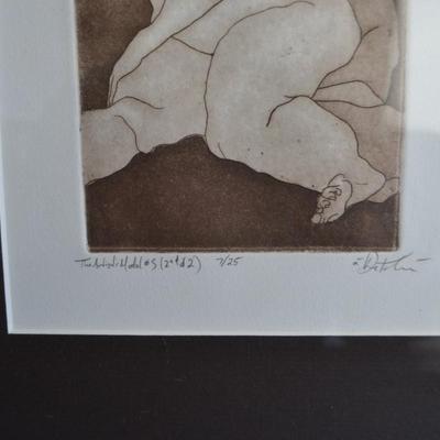 LOT 265 PENCIL SIGNED PRINT