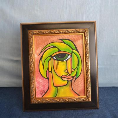 LOT 266.  ORIGINAL PAINTING BY AYLA Z. (12X14")