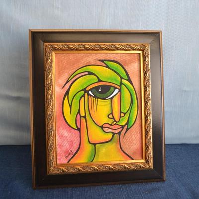 LOT 266.  ORIGINAL PAINTING BY AYLA Z. (12X14")