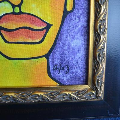 LOT 267. ORIGINAL PAINTING BY AYLA Z. (12X14")