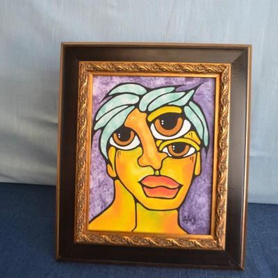 LOT 267. ORIGINAL PAINTING BY AYLA Z. (12X14")