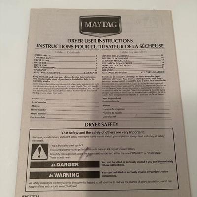 Maytag Dryer (GAS)