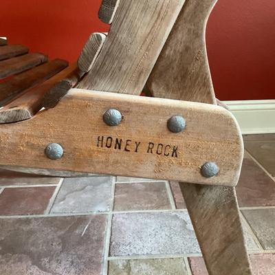 Honey Rock Rocking Chair