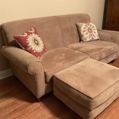 Couch and Ottoman by Alan White