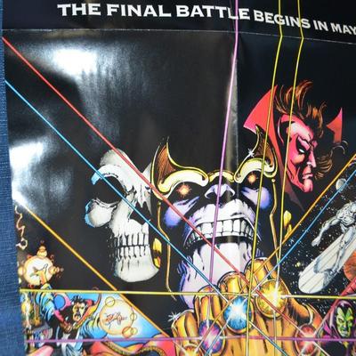 LOT 284 THE INFINITY GAUNTLET POSTER