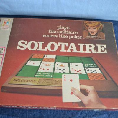 LOT 285. VINTAGE TV GUIDE GAME AND SOLOTAIRE GAME