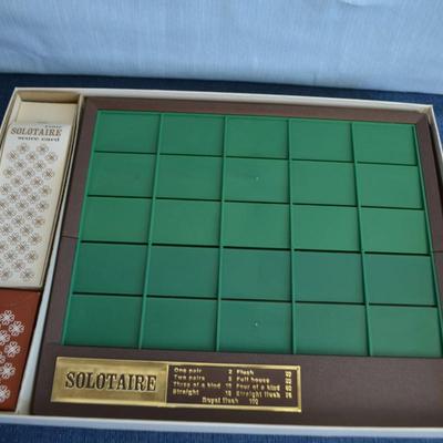 LOT 285. VINTAGE TV GUIDE GAME AND SOLOTAIRE GAME