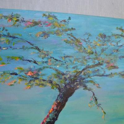 LOT 272. ACRYLIC ON CANVAS UNFRAMED BY CAROLYN BJORNSON