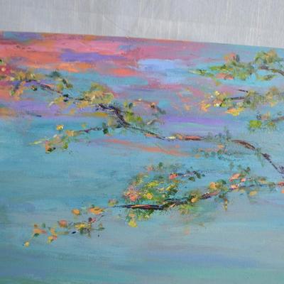LOT 272. ACRYLIC ON CANVAS UNFRAMED BY CAROLYN BJORNSON