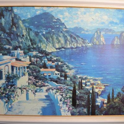 LOT 273. OIL ON BOARD. (45 X 38") ART