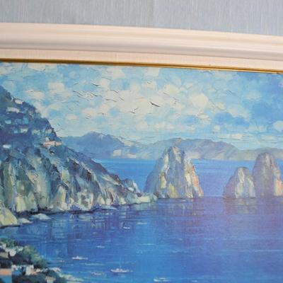 LOT 273. OIL ON BOARD. (45 X 38") ART