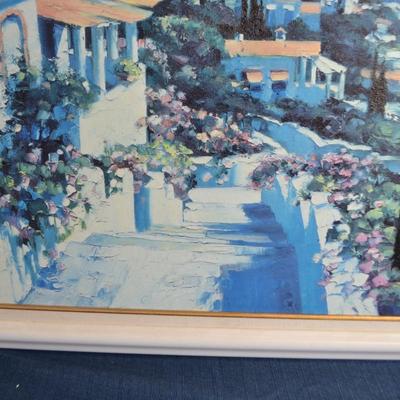 LOT 273. OIL ON BOARD. (45 X 38") ART