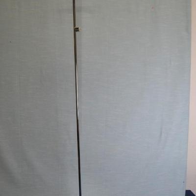 LOT 276. CHROME FLOOR LAMP. 50" TALL