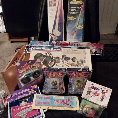 FOR THE BOYZ- ROCKETS- KITES -RACING CHASSIS-YU GI OH-AND MORE