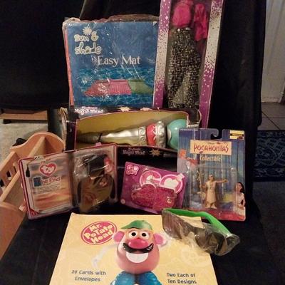 FOR THE GIRLZ- BARBIE OUTFIT - POTATO HEAD-ELECTRONIC MAJIC WAND-POCAHONIS-MORE