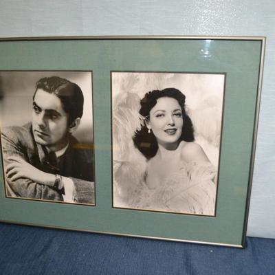 LOT 279. FRAMED AND MATTED CELEBRITY PHOTOS