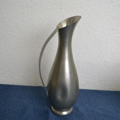 LOT 293. HOME DECOR PITCHER AND FLOWER VASE
