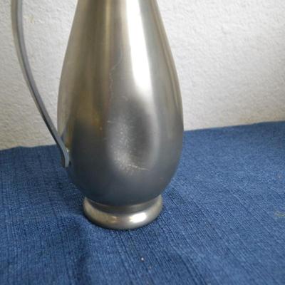 LOT 293. HOME DECOR PITCHER AND FLOWER VASE