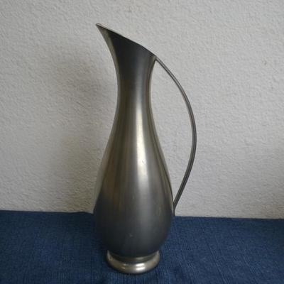LOT 293. HOME DECOR PITCHER AND FLOWER VASE