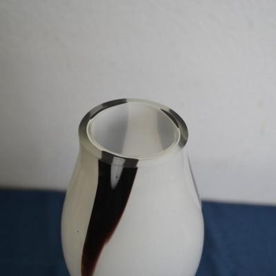 LOT 293. HOME DECOR PITCHER AND FLOWER VASE