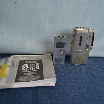 LOT 300. TWO MINI RECORDERS