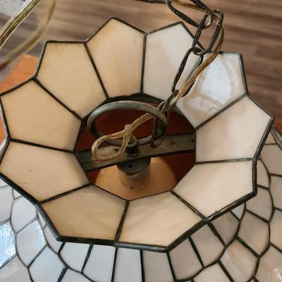 Large Hanging Lamp 20" Diameter 13" Height