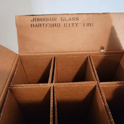 5 Four Roses Whiskey Bottle Banks with Original Baltimore  Box 1960's