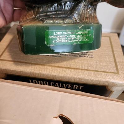 7 Lord Calvert Duck Decanters 6 Common Eider 1 North American Canvasback