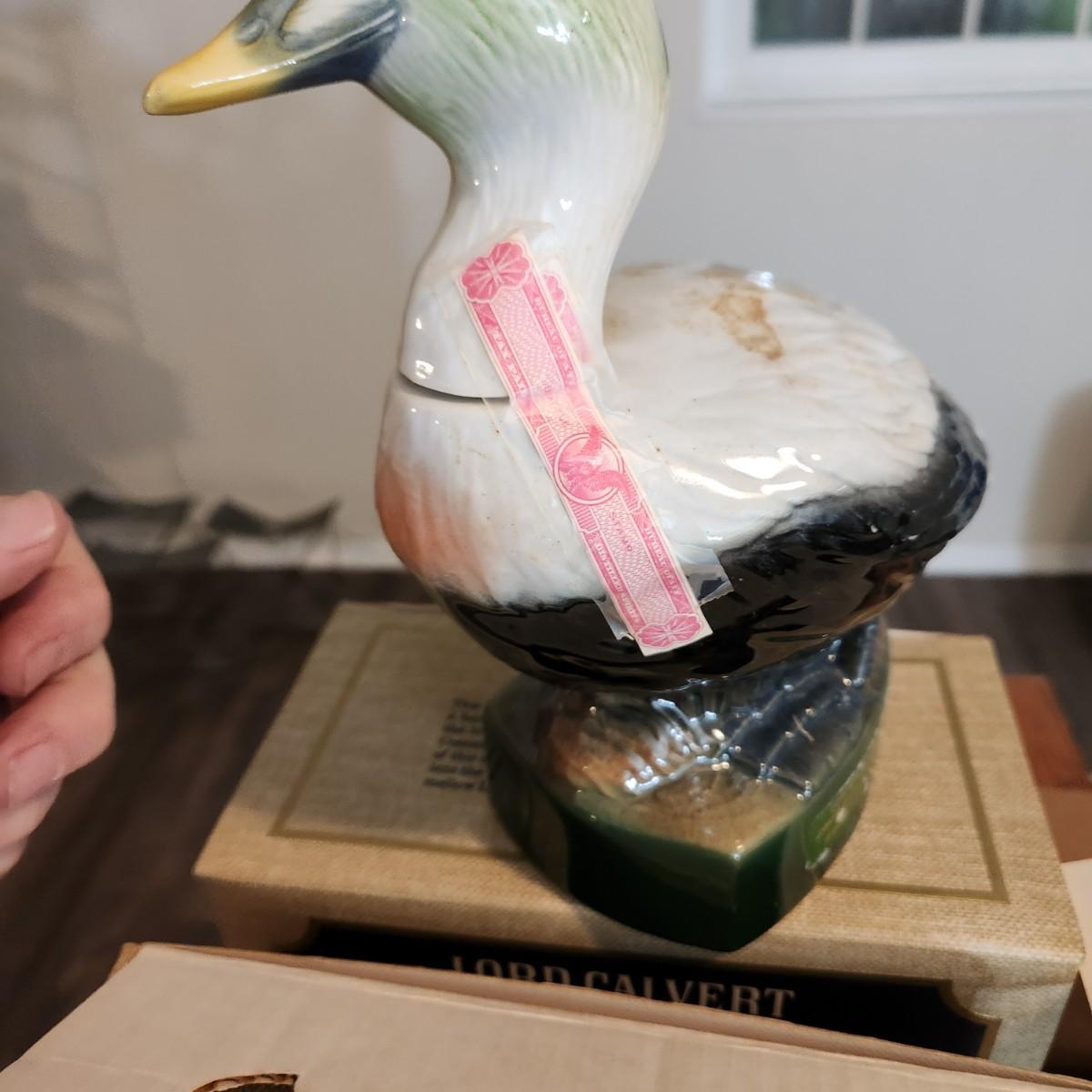 7 Lord Calvert Duck Decanters 6 Common Eider 1 North American