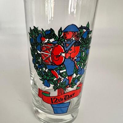 Complete 12 Days Of Christmas Glasses