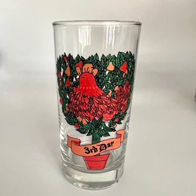 Complete 12 Days Of Christmas Glasses